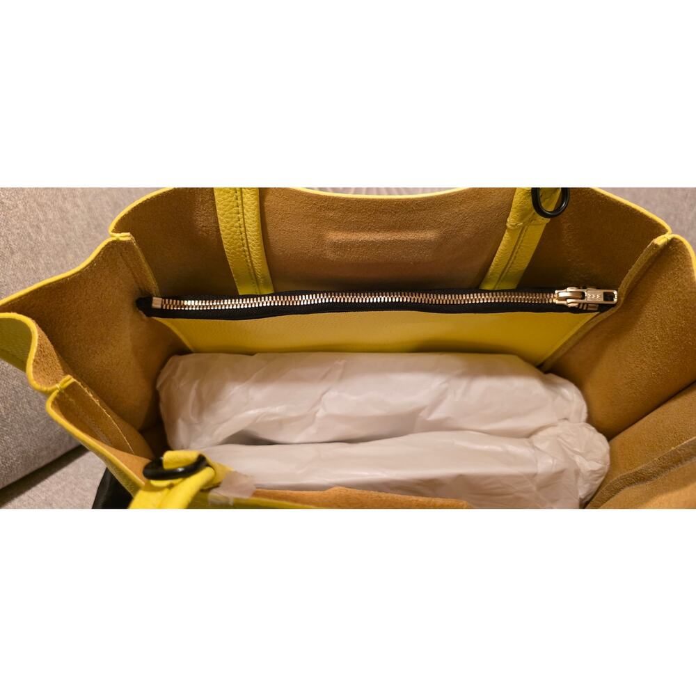 Ampersand as Apostrophe Half Tote in Neon Yellow NWT - Picture 3 of 8
